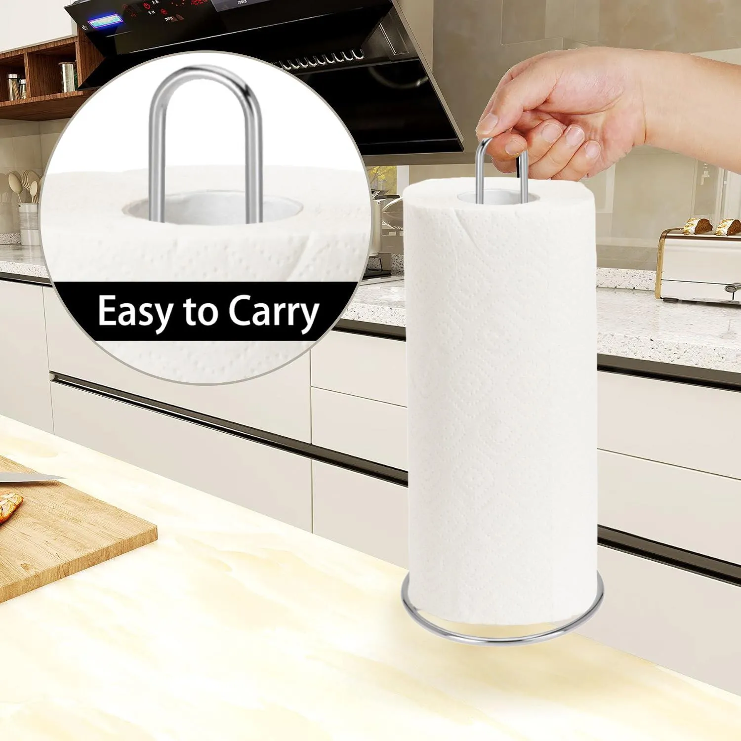 Chrome Kitchen Roll Stand