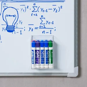 Clear Acrylic Magnetic Mounted Whiteboard Marker Holder, Office Supplies Pencil Storage Basket