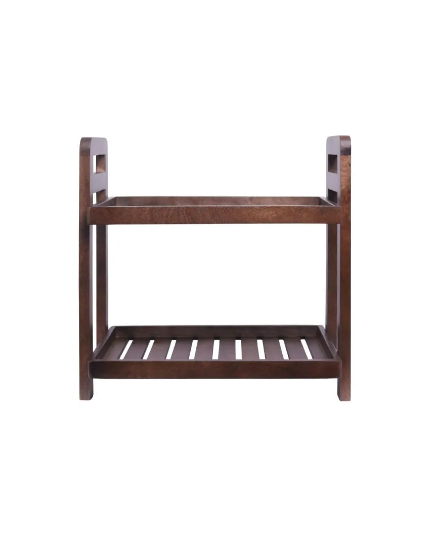 Cocoa Wooden Muti-Purpose Organizer | 14 x 8 x 14 inches