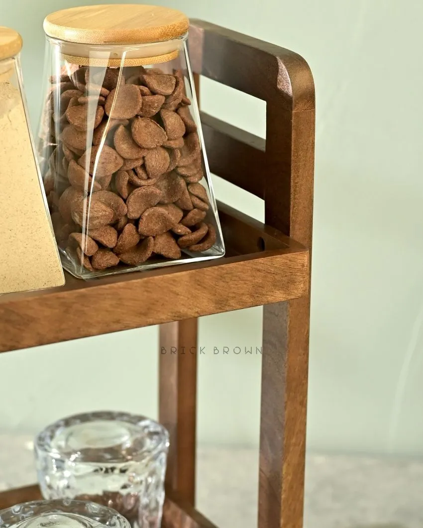 Cocoa Wooden Muti-Purpose Organizer | 14 x 8 x 14 inches