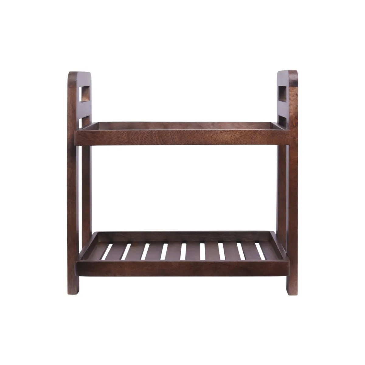 Cocoa Wooden Organizer with Dark Finishing