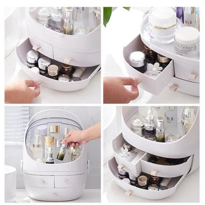 Compact Clear Makeup Organizer: The Ultimate On-the-Go Beauty Storage Solution