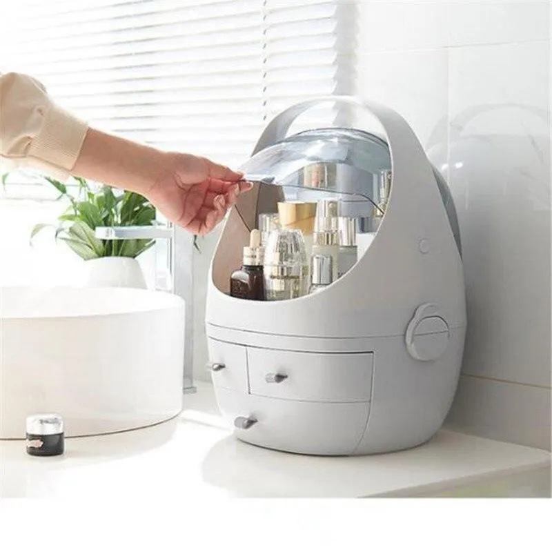 Compact Clear Makeup Organizer: The Ultimate On-the-Go Beauty Storage Solution