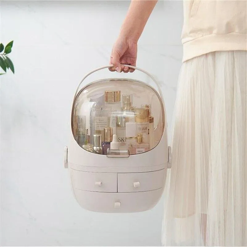 Compact Clear Makeup Organizer: The Ultimate On-the-Go Beauty Storage Solution