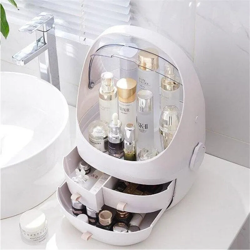 Compact Clear Makeup Organizer: The Ultimate On-the-Go Beauty Storage Solution