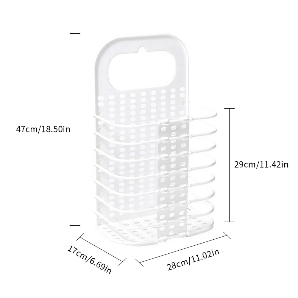 Compact Foldable Laundry Room Basket