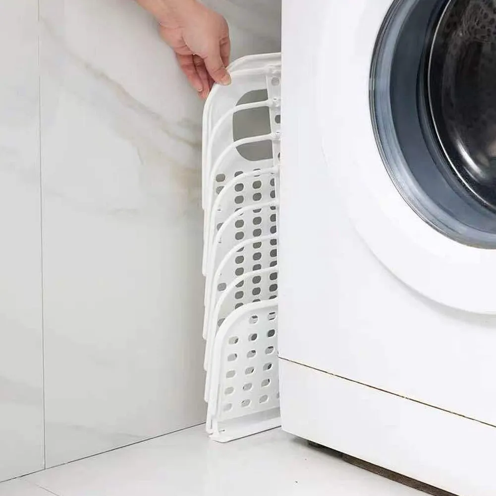 Compact Foldable Laundry Room Basket