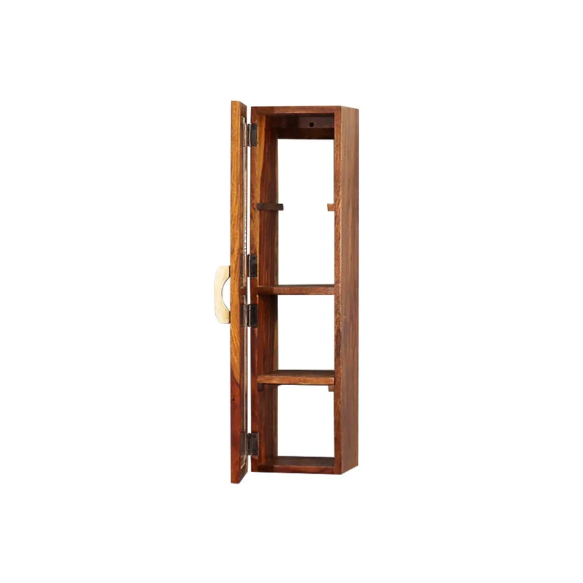 Conch right-opening Vertical Bath Shelf