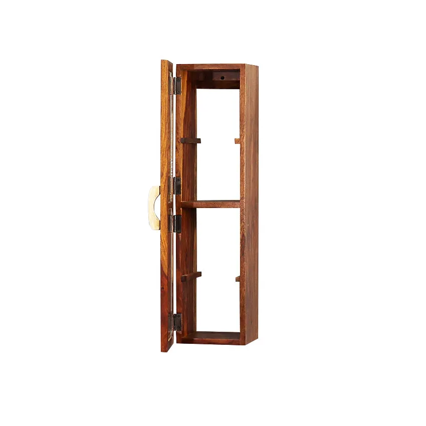 Conch right-opening Vertical Bath Shelf