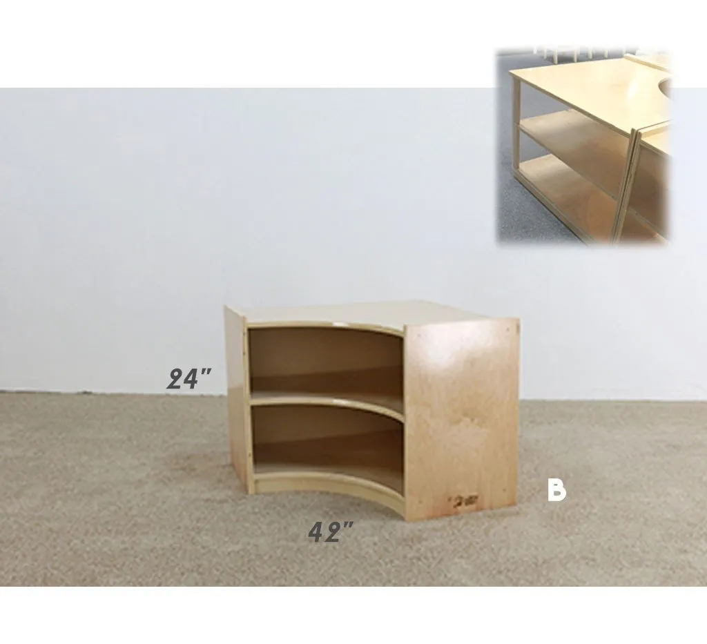 Corner Piece Shelving Unit