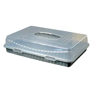 Cupcake Muffin Saver Storer Rectangular Plastic Nu Ware
