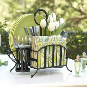 Dish Rack, Cutlery Holder Multipurpose Kitchen Storage Rack