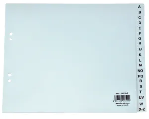 Divider Pvc A5 (A-Z) PVC  grey
