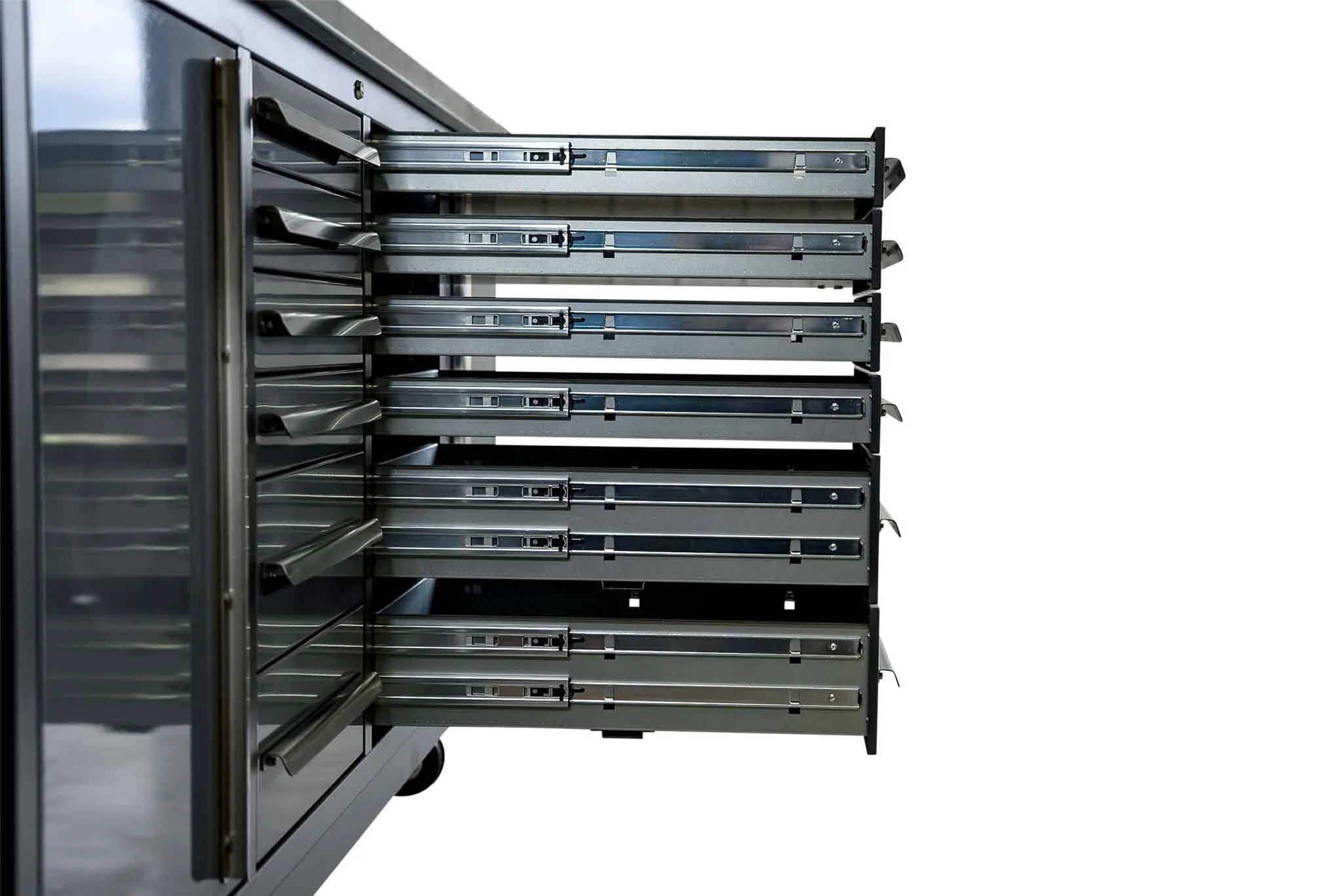 Dragonfire 12 Drawer Pro Series 7FT Workbench with Swappable Drawers