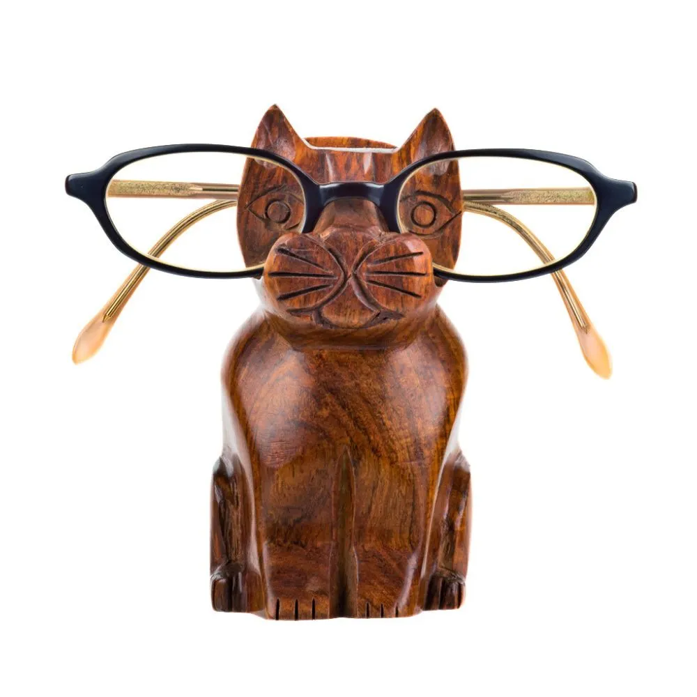 Eyeglass Holder Stand - Kitty Cat
