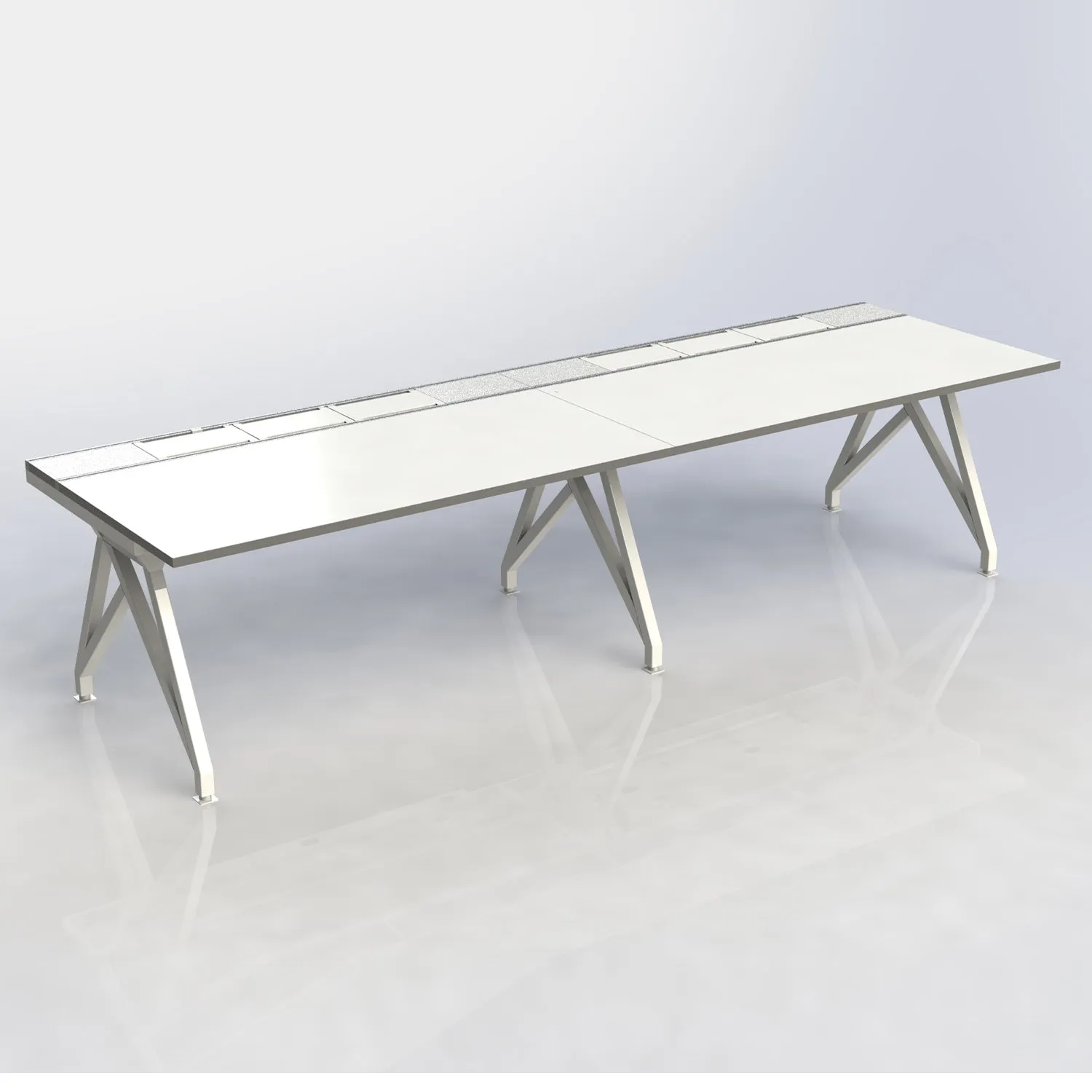 Eyhov Rail Duo Side by Side Desk