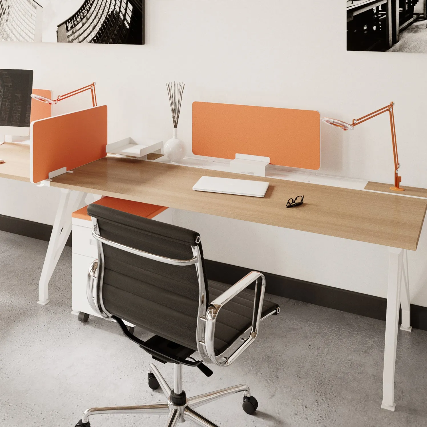 Eyhov Rail Duo Side by Side Desk
