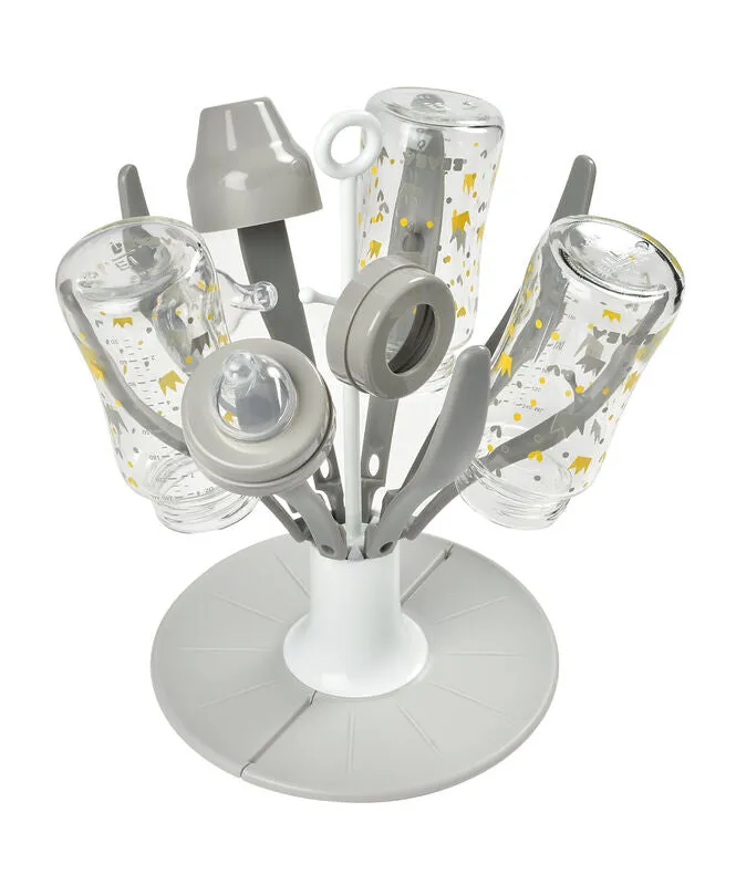 Flower Foldable Drying Rack - Grey