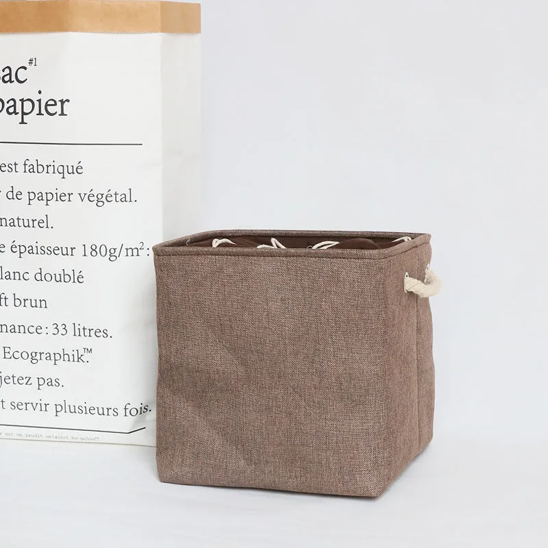 foldable fabric storage basket