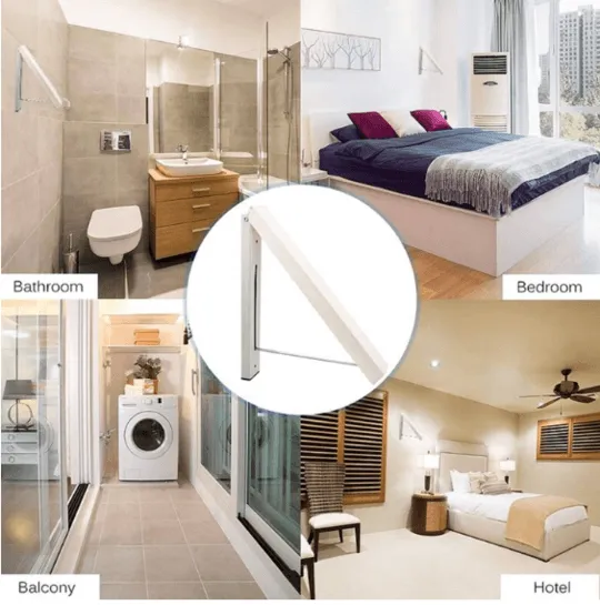 Folding Retractable Clothes Rack - Space-Saving Design