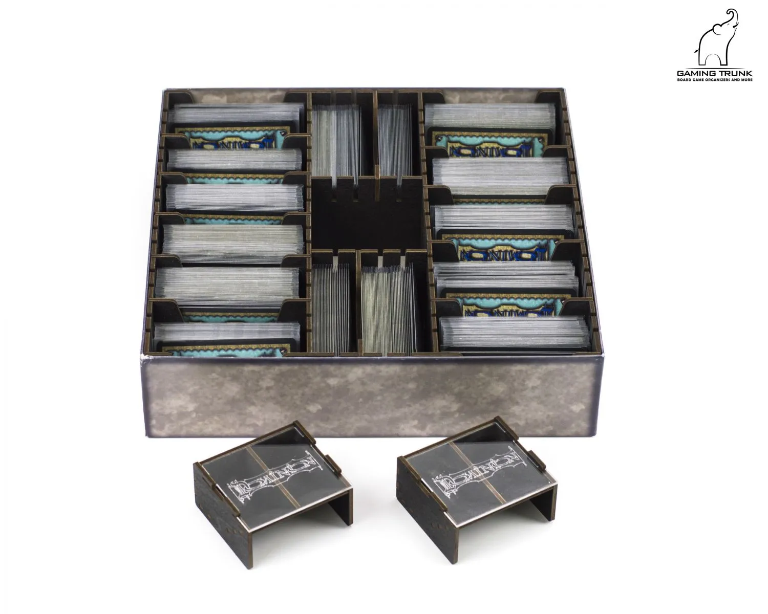 Gaming Trunk - Powerful Organizer for Dominion (Walnut. For unsleeved cards)