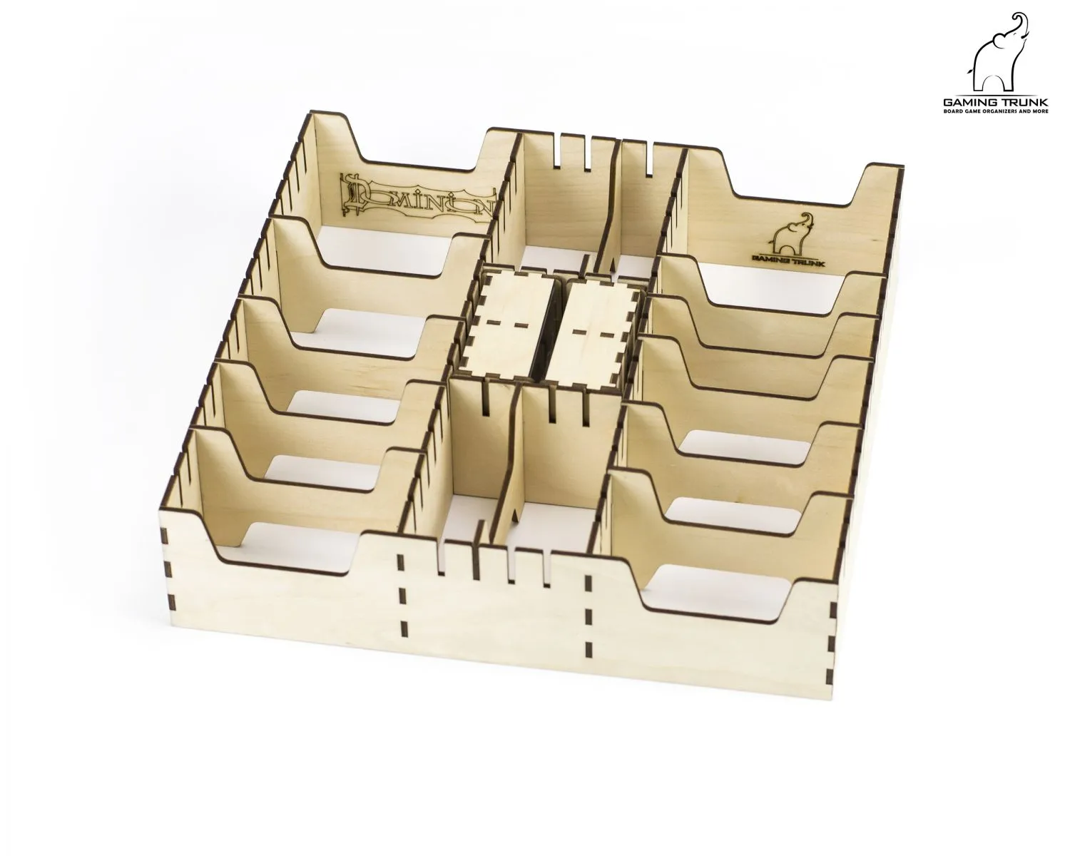 Gaming Trunk - Powerful Organizer for Dominion (Walnut. For unsleeved cards)