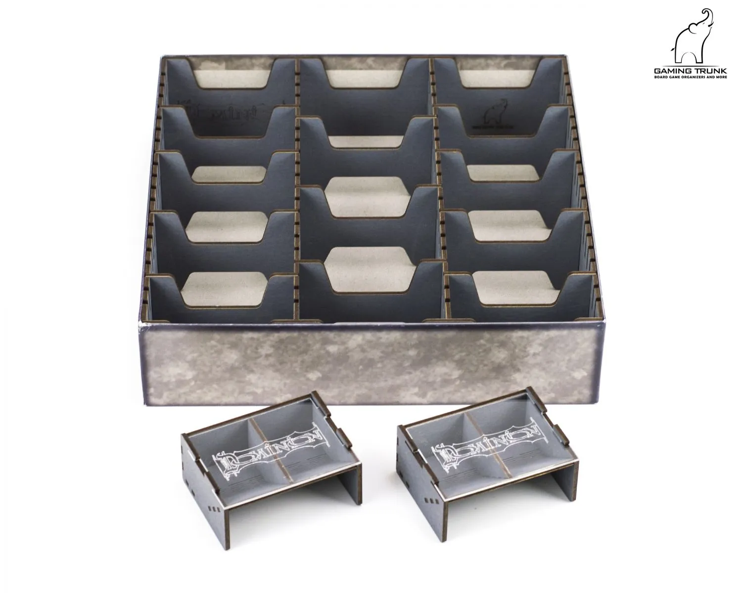 Gaming Trunk - Powerful Organizer for Dominion (Walnut. For unsleeved cards)