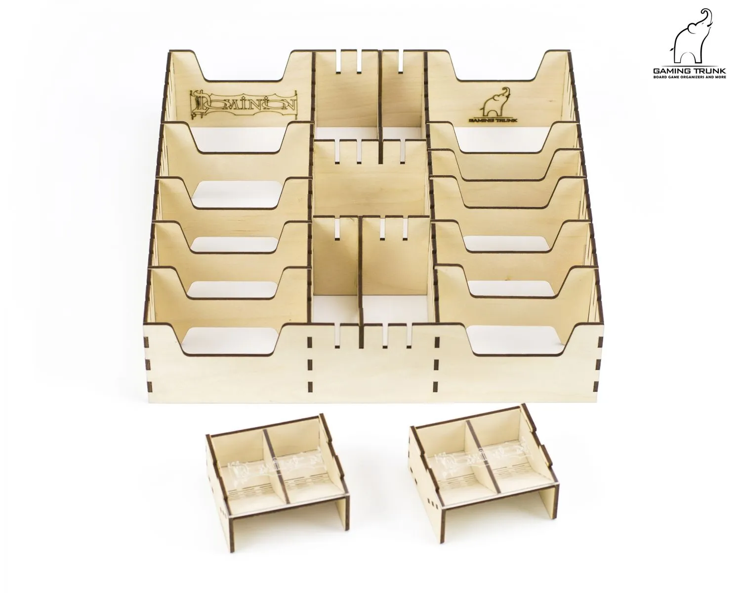 Gaming Trunk - Powerful Organizer for Dominion (Walnut. For unsleeved cards)