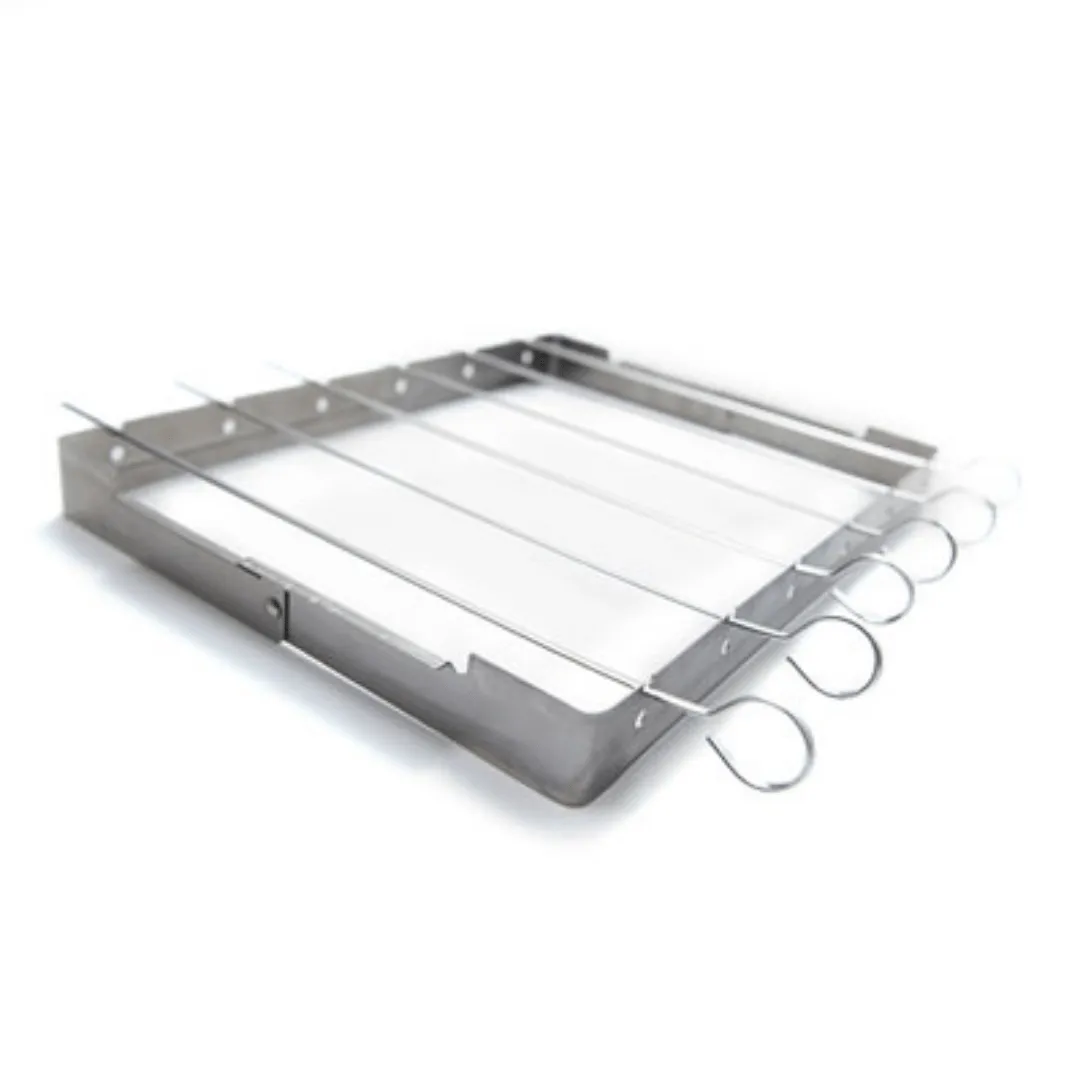 GrillPro 41338 Stainless Steel Shish Kebab Set