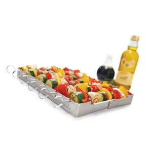 GrillPro 41338 Stainless Steel Shish Kebab Set