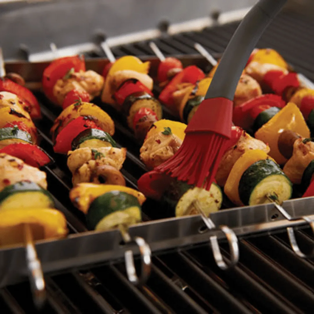 GrillPro 41338 Stainless Steel Shish Kebab Set