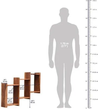 Halena Solid Wood Wall Shelf