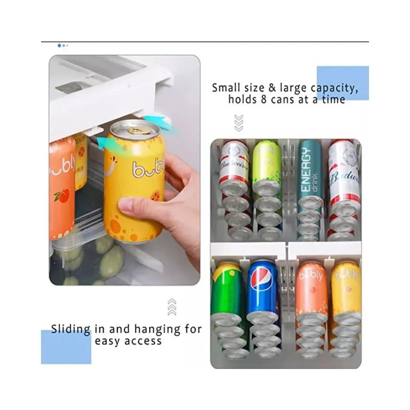 Hanging Refrigerator Can Organizer