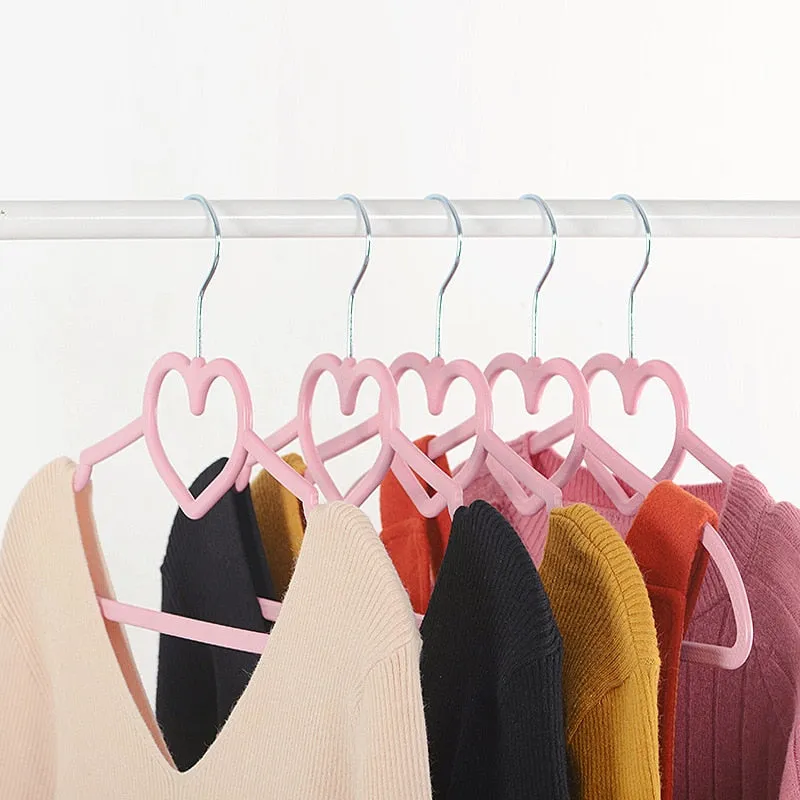 Heart Shaped Clothes Hangers