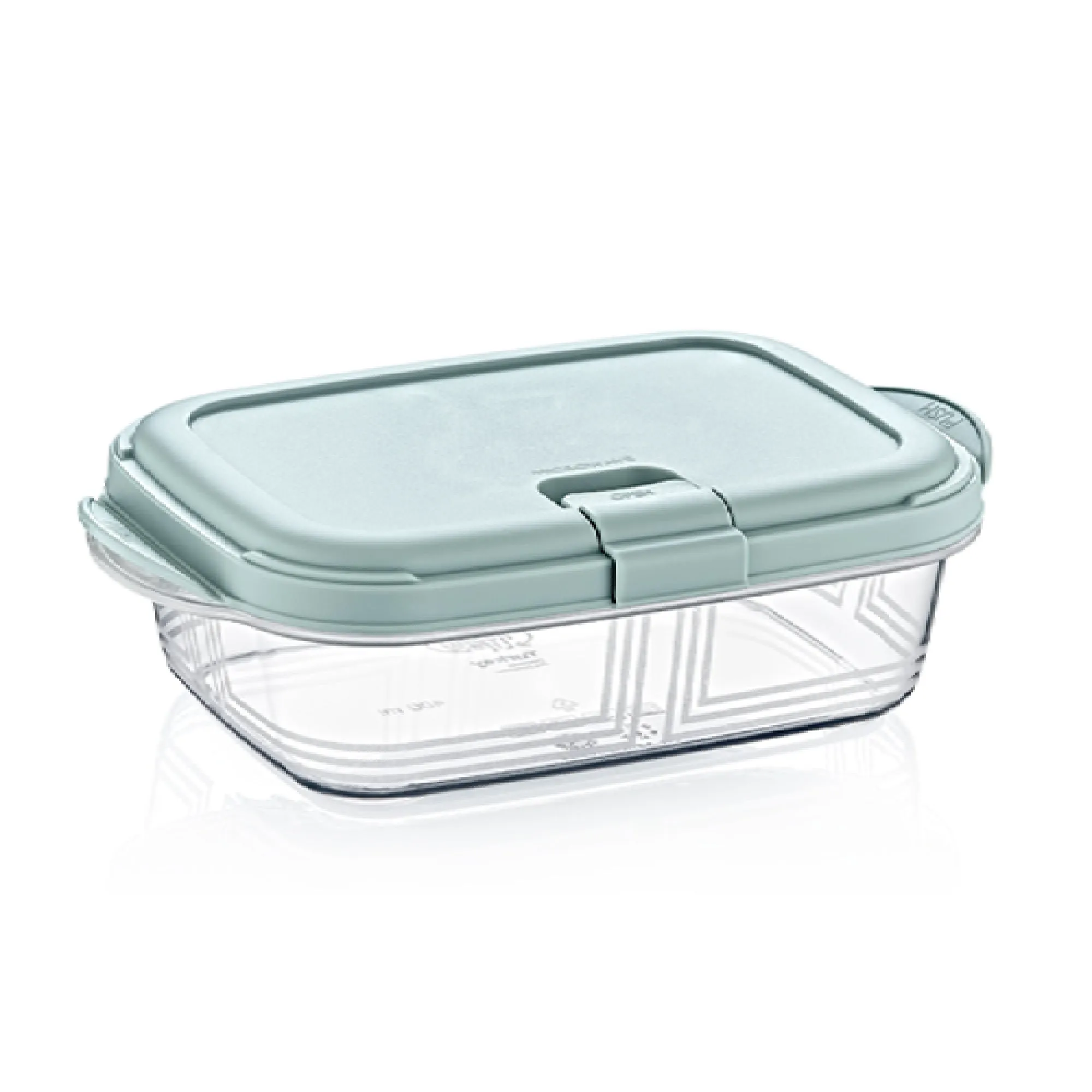 Hobby Life Plastic Storage Food Box Push up Rectangle 1100ml 021533