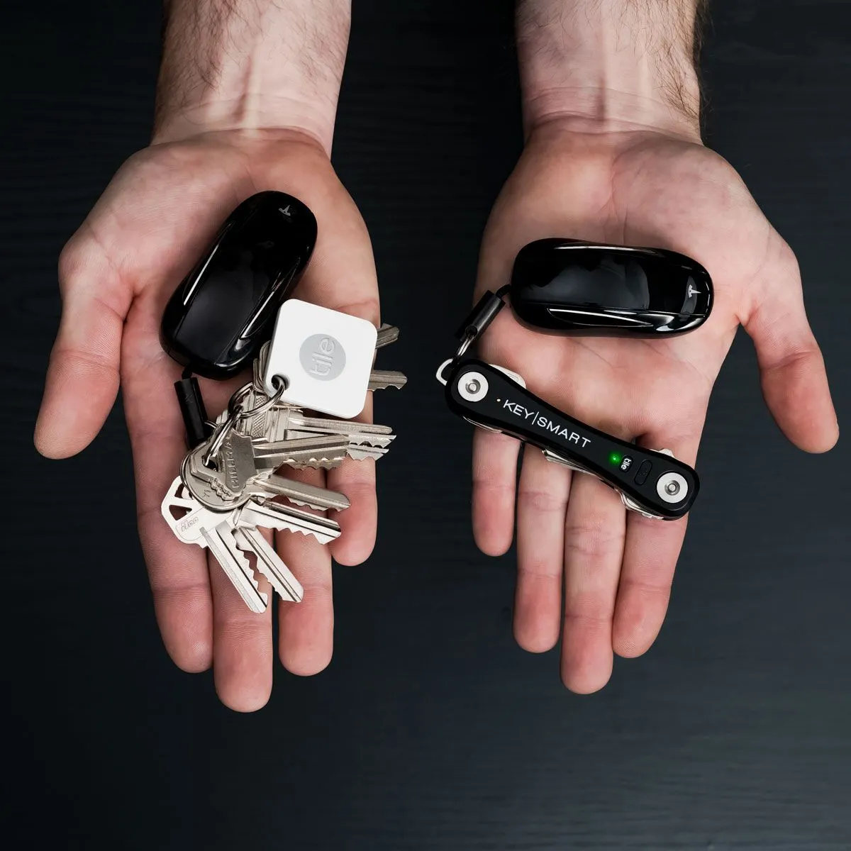 Keysmart Pro with Tile™ Black