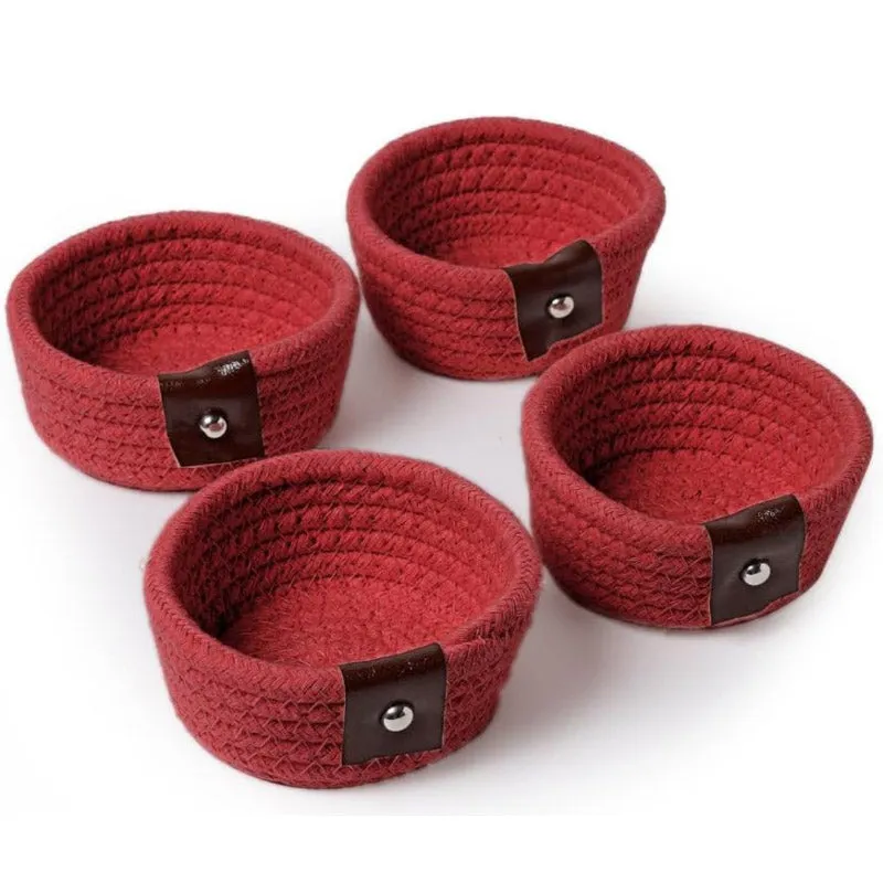Kiaro Natural Fiber Multipurpose Organizer - Red