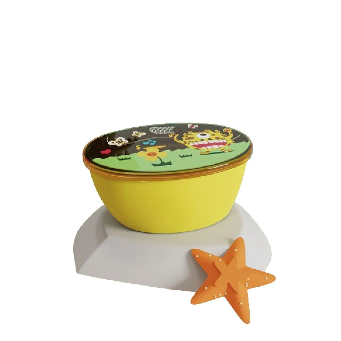 Kids Bowl With Multiple Function With Dustproof Cover