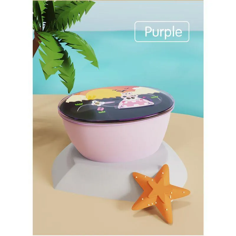 Kids Bowl With Multiple Function With Dustproof Cover