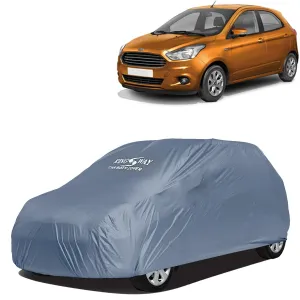 KINGSWAY® Dustproof Car Body Cover for Ford Figo (2014 - 2021) - Grey Matty