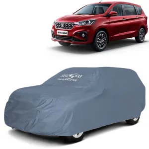KINGSWAY® Ertiga Car Body Cover Dustproof for (Year 2022 Onwards) All Model, Compatible with Maruti Suzuki Ertiga Car Cover, Comes with Bird Droppings, Scratch, UV and Paint Protection, Grey Matty