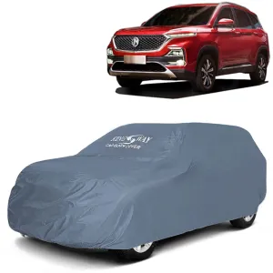 KINGSWAY® Hector Car Body Cover Dustproof for (Year 2019 to 2022) All Model, Compatible with Morris Garages (MG) Hector Car Cover, Comes with Bird Poop, Scratch, UV and Paint Protection, Grey Matty
