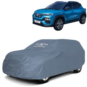 KINGSWAY® Kiger Car Body Cover Dustproof for (Year 2021 Onwards) All Model, Compatible with Renault Kiger Car Cover, Comes with Bird Droppings, Scratch, UV and Paint Protection, Grey Matty
