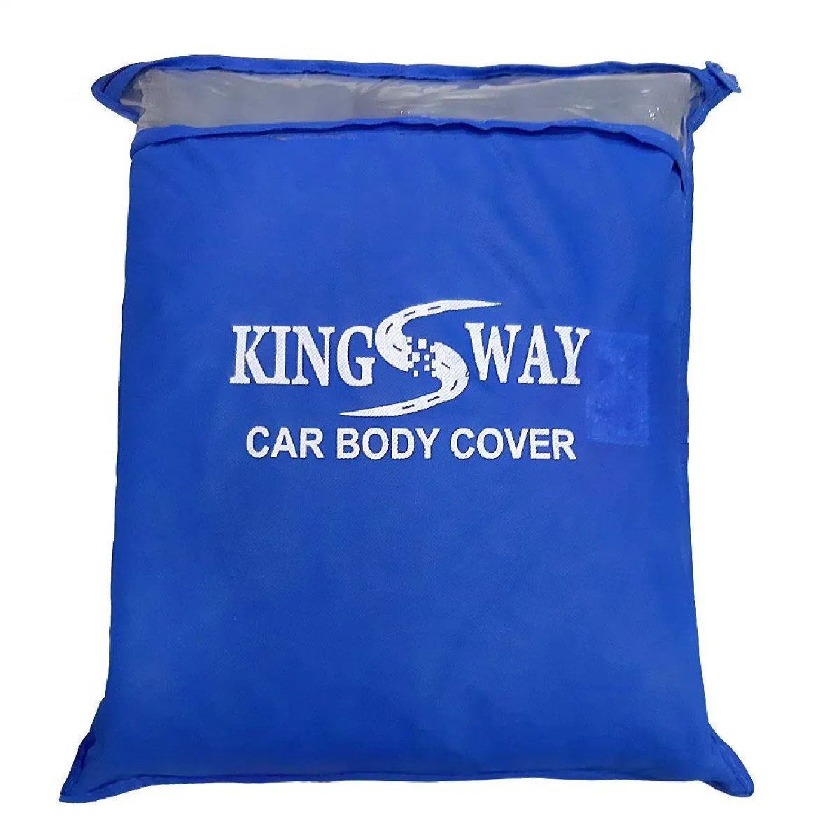 KINGSWAY® Sail UVA Car Body Cover Dustproof for (Year 2012 to 2017) All Model, Compatible with Chevrolet Sail UVA Car Cover, Comes with Bird Droppings, Scratch, UV and Paint Protection, Silver Matty