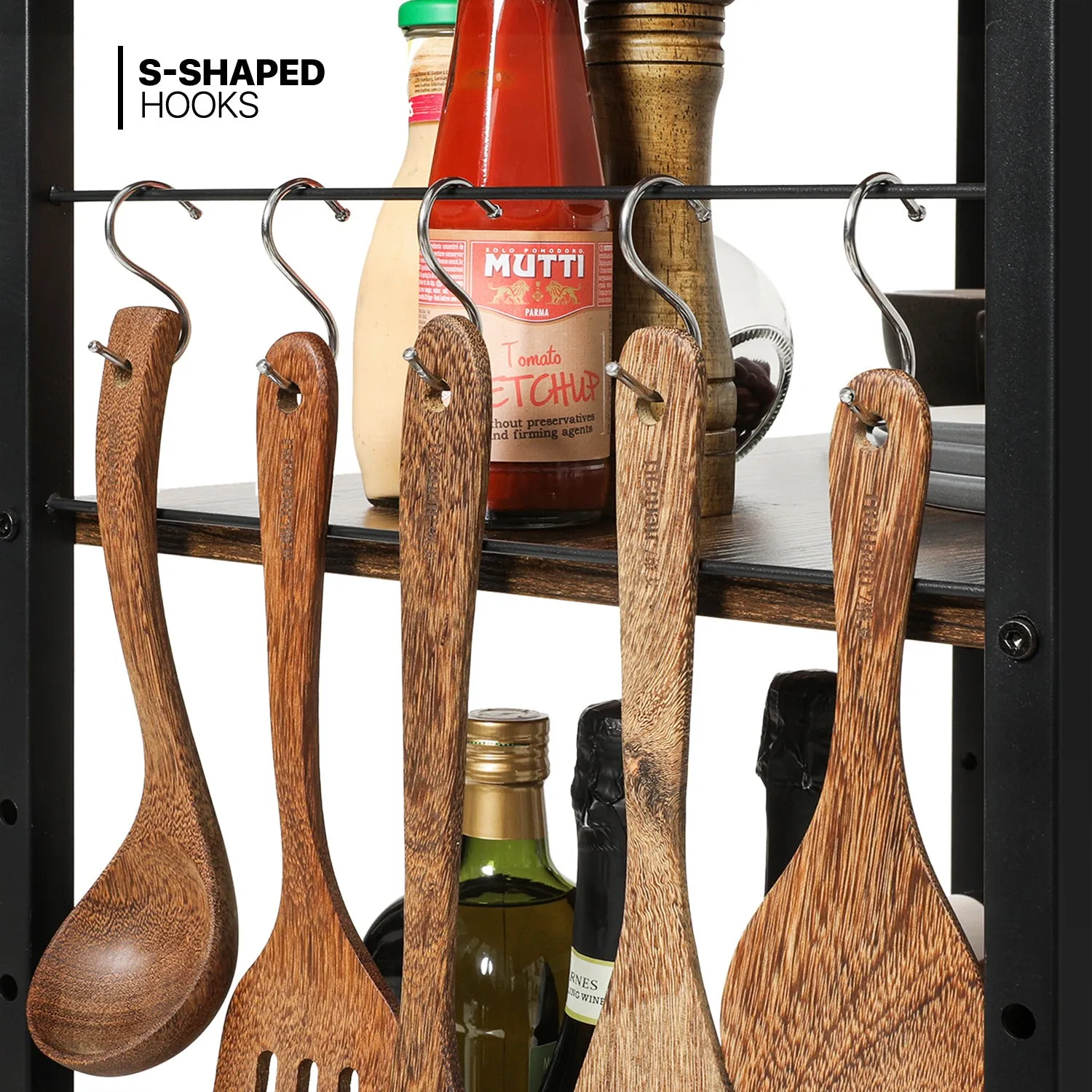 Kitchen Baker's Rack Kitchen Utensil Cart 24"x16"x29"
