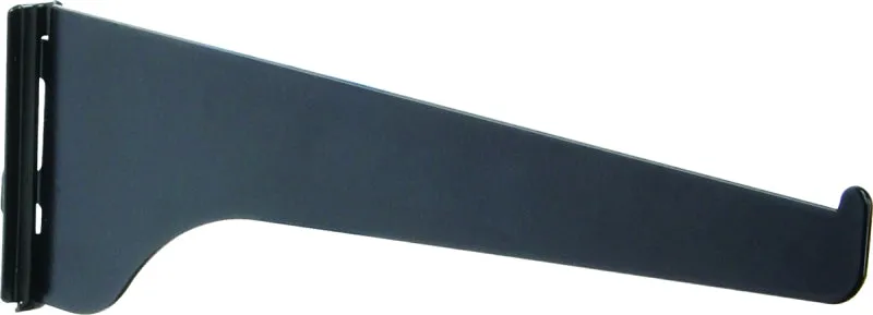 Knape & Vogt 180 BLK 10 Shelf Bracket, 10 in L, Steel, Powder-Coated :EA: QUANTITY: 1