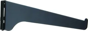 Knape & Vogt 180 BLK 10 Shelf Bracket, 10 in L, Steel, Powder-Coated :EA: QUANTITY: 1
