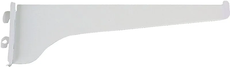 Knape & Vogt 180 WH 10 Shelf Bracket, 10 in L, Steel, Powder-Coated :EA: QUANTITY: 1