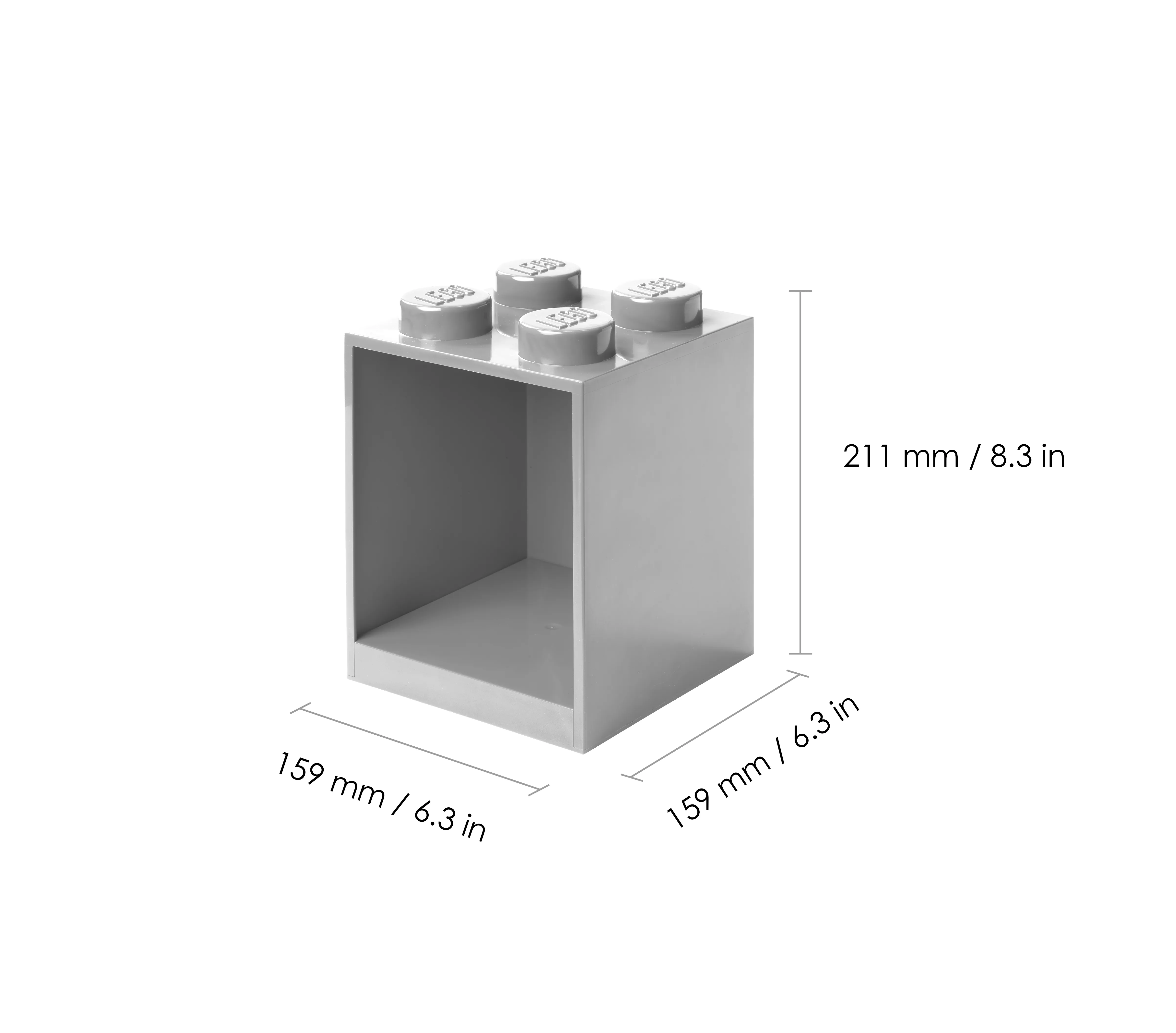 Lego  4-Stud Brick Shelf - Various Colours