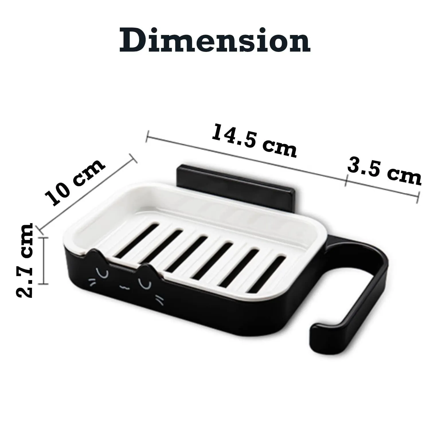 Magic Sticker Series Self Adhesive Kitchen Bathroom Soap Holder Dish